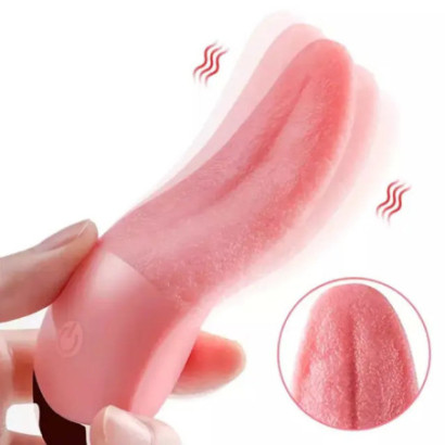 Wholesale Dropshipping Hot Sell Licking Tongue Rechargeable Vaginal Nipples Clitoral Vibrator Stimulator Waterproof Adult Sex To