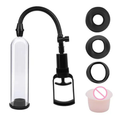 1~4PCS Manual Enlarger Pump Penis Enhancement Extender Sex Toys for Male Masturbator Sucking Machin Tool Vacuum Pump For Adult