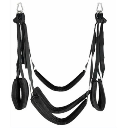 Sex Swing Love Position Aid Slings Soft Seat and Leg Pad Hanging Erotic Swing Bondage BDSM Sex Furniture Couples Games Sex Toys