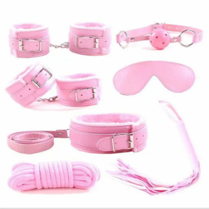 Sex Bondage Gear Handcuffs Sex Games Whip Gag Toy Kit Bdsm Sex Toys For Couples Sex Games Whip Gag Adult Toys - Bondage Gear - P