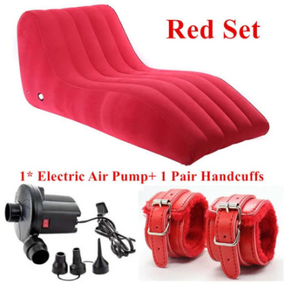 Inflatable Sofa Sex Chair Bdsm Bondage Bed Sex Furniture Adult Toys For Couple Wedge Pillow Training Kit Woman Erotic Game 18+ -